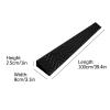 100 cm Non-Slip Wheelchair Threshold Ramp, Gray, 100 x 8 x 2.5 cm view 2