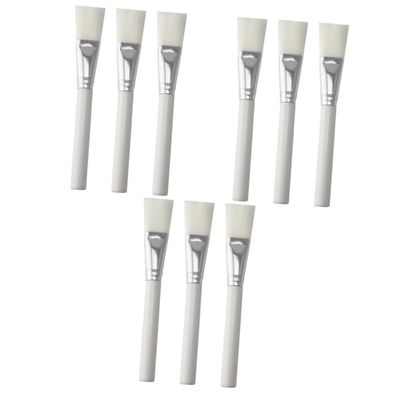 FOMIYES 9-Piece Wooden Facial Mask Brush Set