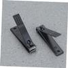 Black Carbon Steel Nail Clippers, 12-Piece Set view 2