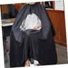 FRCOLOR Black Silk Crepe Hairdressing Cape with Viewing Window view 4
