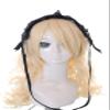 C-07-1 Black Maid Lolita Headband with Bow view 3