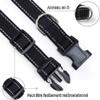 Norhogo Dog Collar, Classic Adjustable Reflective Nylon Collar, Suitable for Medium Dogs, Black, M view 4