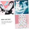 Toyvian Breathable Cotton Stroller Seat Cushion for Babies view 4