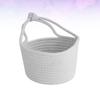 TOYANDONA 2-Piece Woven Hanging Basket, Cotton Rope Decorative Storage Baskets for Toys and Small Items view 2
