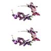 FRCOLOR 2-Piece Butterfly Wedding Headbands for Women and Girls view 1