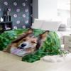 Border Collie Flannel Blanket, 100 x 130 cm, Soft 3D Microfiber Fleece view 4