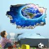 3D Earth Wall-Breakthrough Sticker, Self-Adhesive view 4
