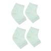 FOMIYES 2-Pair Gel Heel Socks, Moisturizing Anti-Crack Ankle Socks for Women and Men view 1