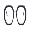 ENPAP Large Polygon Reading Glasses, Blue Light Blocking, Blue, +1.00 view 2