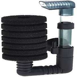 Aquarium Sponge Filter for Aquariums Under 20 L, Black