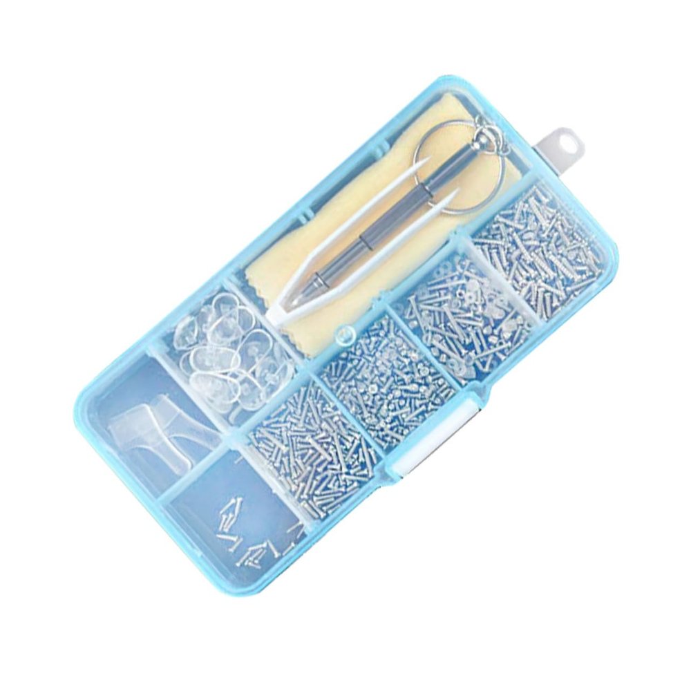 Healeved 100-Piece Stainless Steel Eyeglass Repair Tool Kit for Glasses and Sunglasses