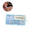Healeved 100-Piece Stainless Steel Eyeglass Repair Tool Kit for Glasses and Sunglasses view 3
