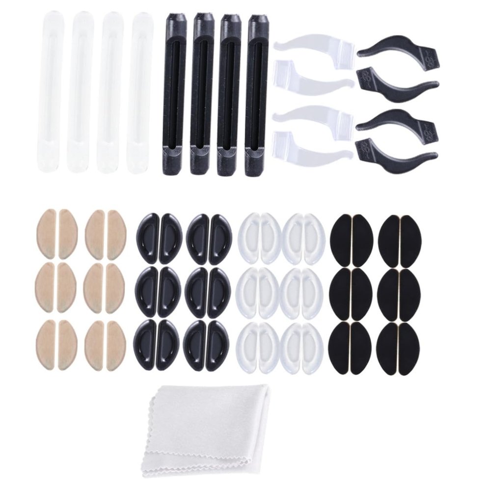 Healeved Silicone Eyeglass Holders, Anti-Slip, 37 Pieces