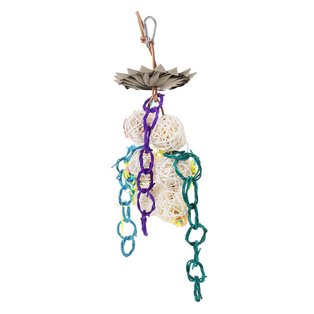 Mipcase Bird Toy for Parrots, Hanging Chew Toy