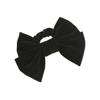 Black Velvet Hair Tie with Large Bow for Women view 1