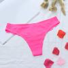 Women's Lace G-String Panties, Hot Pink, Size 38 view 3