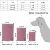 Hixingo Ear Protectors for Dogs, Neck and Ear Warmers (L, Black) view 2