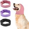 Hixingo Ear Protectors for Dogs, Neck and Ear Warmers (L, Black) view 3