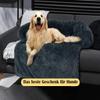 iyoimono Plush Dog Bed for Large Dogs, 90 x 85 x 13 cm, Dark Gray view 2