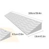 PINNKL 100 cm Threshold Wheelchair Ramp, Non-Slip Door Threshold Ramp, Color A, 100 x 13 x 6.5 cm view 2
