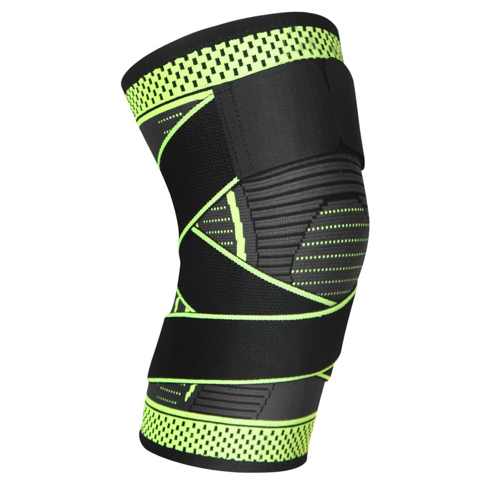 Adjustable Knee Brace, 1-Pack, Non-Slip Compression Knee Support for Men and Women, for Meniscus Tears, Arthritis, Tendonitis, Ligament Injuries, Weightlifting, and Sports (g