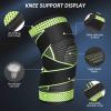 Adjustable Knee Brace, 1-Pack, Non-Slip Compression Knee Support for Men and Women, for Meniscus Tears, Arthritis, Tendonitis, Ligament Injuries, Weightlifting, and Sports (g view 2