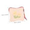 Healeved 4-Piece Canvas Sanitary Pad Storage Bag Set with Zipper Pouches view 2