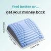 Neck and Back Stretcher, Adjustable Spine Board for Lumbar Stretching and Relaxation view 4