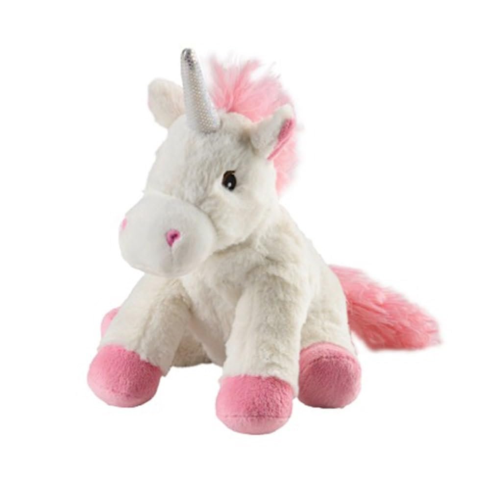 Warmies Microwaveable Heat Pack with Grains and Plush Cover – Pink Unicorn