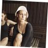 GLEAVI Comfortable Beige Felt Sauna Hat for Bath and Sauna view 3