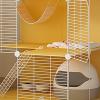 CENAP Large Indoor Cat Cage and Playpen with Cat Ladder and Hammock, Metal-Wire Enclosure for 12 Cats, Ferrets, Chinchillas, Rabbits, Small Animals and Kittens view 3