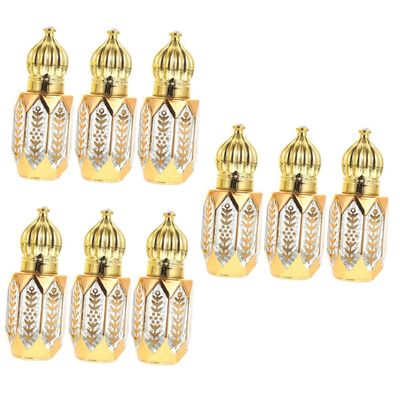 Healeved 3 Sets Travel-Size Perfume Roll-On Bottles, 3 Pieces Each