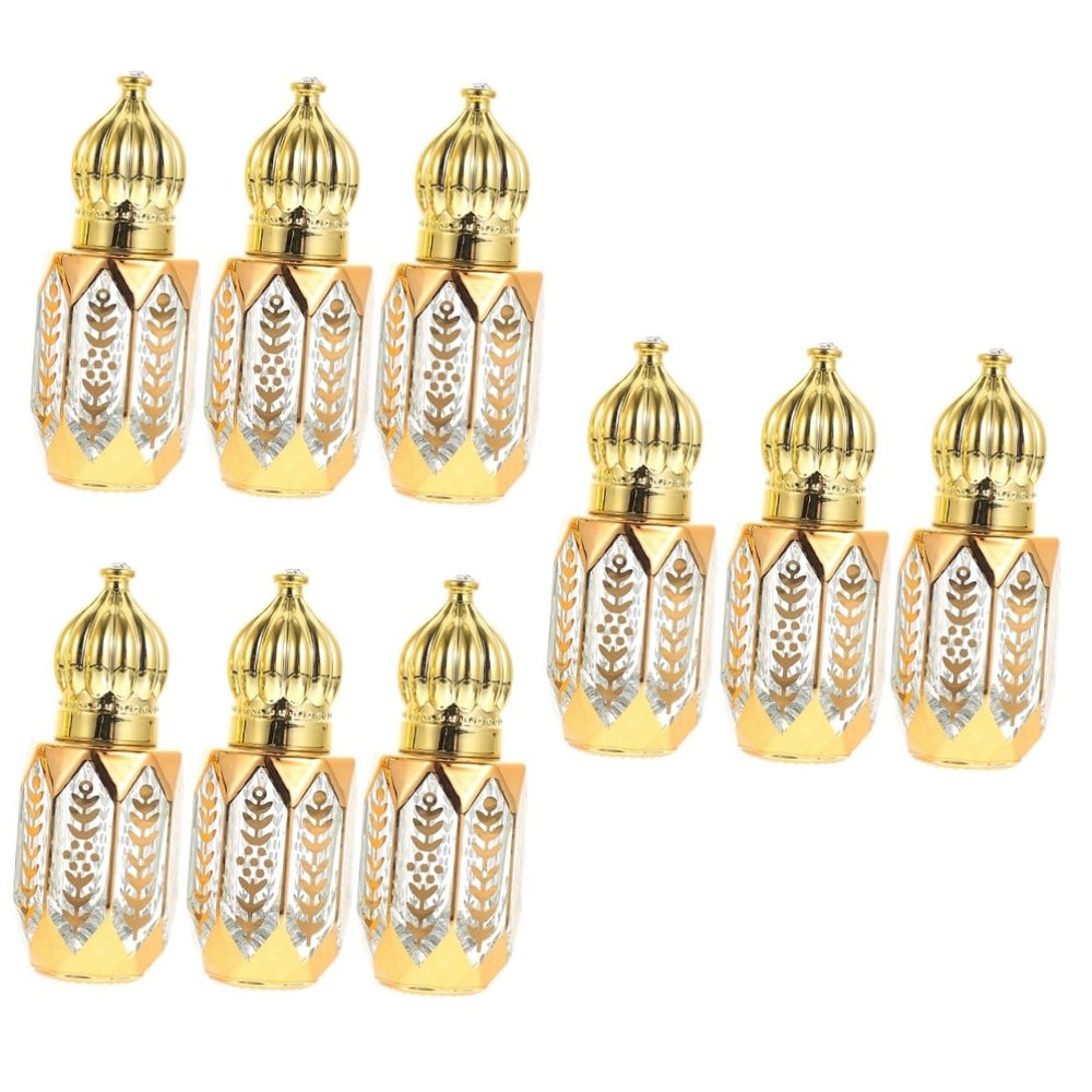 Healeved 3 Sets Travel-Size Perfume Roll-On Bottles, 3 Pieces Each