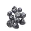 GAENZA 100 g 20–25 mm Bulk Wholesale Polished Snowflake Obsidian Tumbled Stones, Room Decor Stone Mineral Specimen view 1