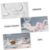 1-Pc. Inclined Cat Bowl, White, with Neck Protection, Plastic view 3
