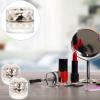 FRCOLOR 12-Piece Acrylic Cream Jars, Mini Diamond Travel Containers with Lids view 3
