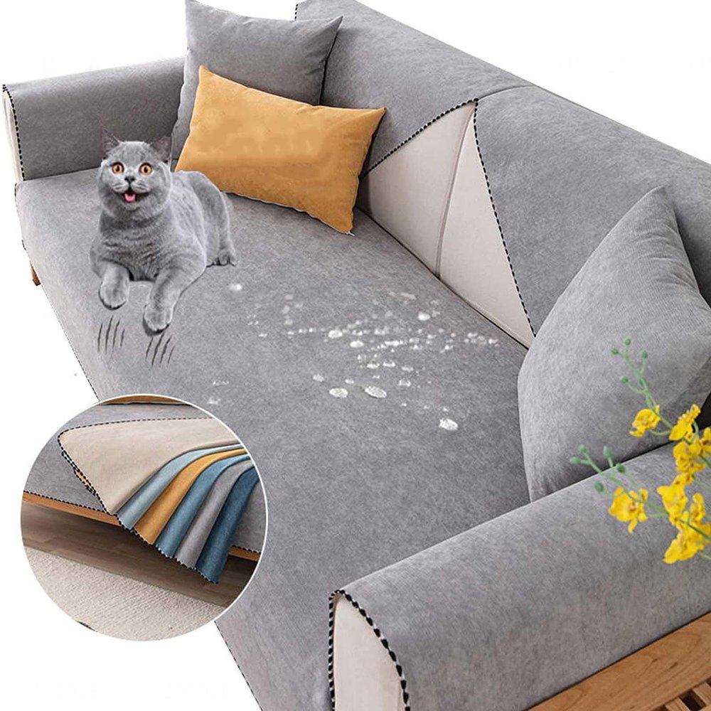 YSZBD Waterproof Sofa Cover for L-Shaped Sofas
