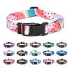 Mercano Adjustable Dog Collar, Soft Nylon Comfort & Durable Patterned Collar for Small Medium Large Dogs Puppies Cats (M, Watermelon) view 1