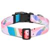 Mercano Adjustable Dog Collar, Soft Nylon Comfort & Durable Patterned Collar for Small Medium Large Dogs Puppies Cats (M, Watermelon) view 2