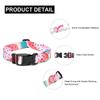 Mercano Adjustable Dog Collar, Soft Nylon Comfort & Durable Patterned Collar for Small Medium Large Dogs Puppies Cats (M, Watermelon) view 3