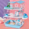 Hamster Cage with Accessories, PS/ABS, Ventilation, Removable Tray, Blue view 1