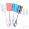 Sponge Bottle Brushes, 6-Pack, Long Handle for Baby Bottles, Glassware and Cups view 1