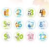 NUOBESTY 24-Piece First-Year Baby Milestone Stickers, Monthly Belly Stickers, Animal Designs, Photo Props view 4