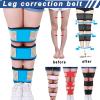 DameCo Leg Posture Corrector, 3-Piece Set, Adjustable Unisex Straps, Red view 2