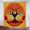 VULORA 3D Tree of Life Blackout Curtains, 183 x 214 cm, Set of 2 view 1