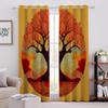 VULORA 3D Tree of Life Blackout Curtains, 183 x 214 cm, Set of 2 view 2