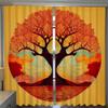 VULORA 3D Tree of Life Blackout Curtains, 183 x 214 cm, Set of 2 view 3
