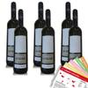 Huegelland Auslese QbA, Fruity, Single-Variety Wine Package + VINOX Winecards (6 x 0.75 L) view 1
