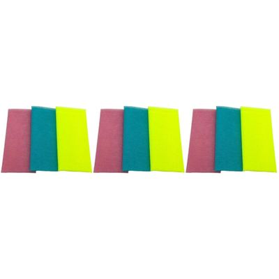 Cabilock 9-Piece Nylon Body Exfoliating Towels