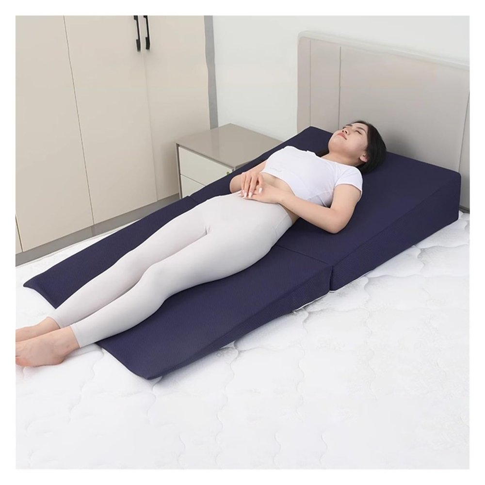 Extra-Wide, Long Bed Wedge Pillow for Sleeping, Reading and Post-Operative Use
